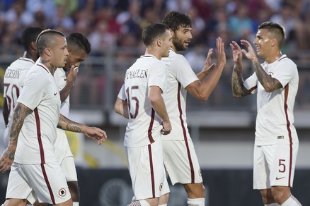 Latina-Roma 0-1: Fazio, esordio e gol. Debutto anche per Vermaelen