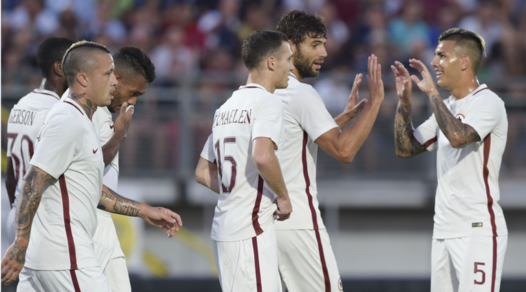 Latina-Roma 0-1: Fazio, esordio e gol. Debutto anche per Vermaelen