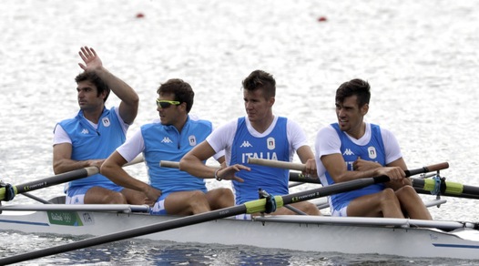 Canottaggio, altra medaglia per l'Italia: bronzo nel quattro senza