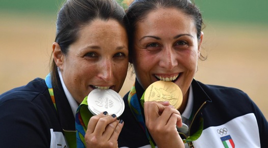 Rio 2016, Italia show nello skeet: Bacosi oro, Cainero argento