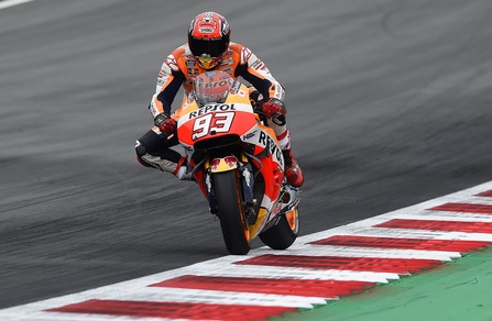 MotoGp Austria, Marquez: brutta caduta ma tutto ok, pronto a tornare in pista