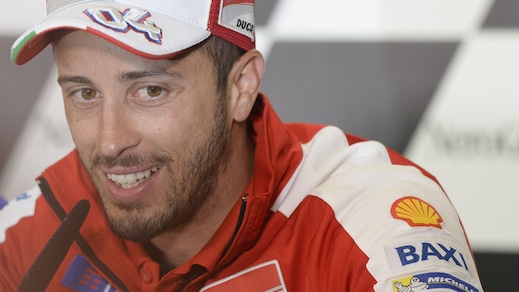 MotoGp Austria, Dovizioso: «Bella la prima fila tutta italiana!»