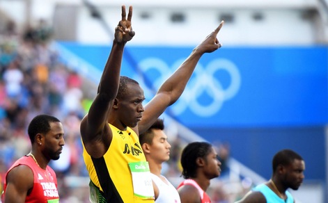 Bolt scalda Rio 2016: vince la sua batteria passeggiando