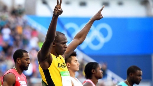 Bolt scalda Rio 2016: vince la sua batteria passeggiando