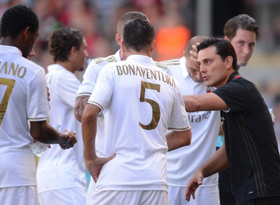 Serie A Milan, Montella: «Bacca e De Sciglio? Adesso non partono»