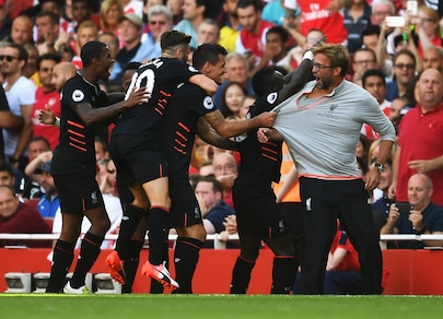 Premier League: Arsenal-Liverpool 3-4, le immagini del primo big match della stagione