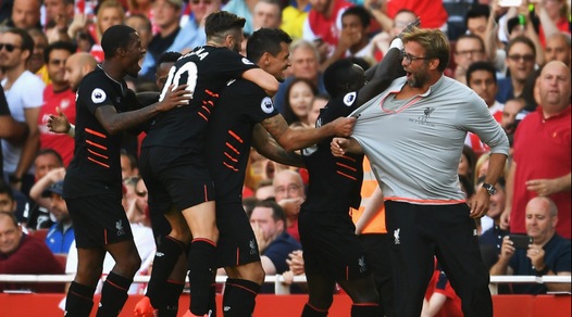Premier League: Arsenal-Liverpool 3-4, le immagini del primo big match della stagione