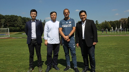 Inter, Thohir e De Boer incontrano Zhang e Ren Jun alla Pinetina