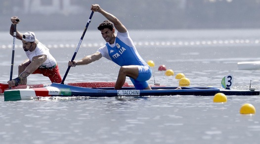 Canoa, Tacchini in finale