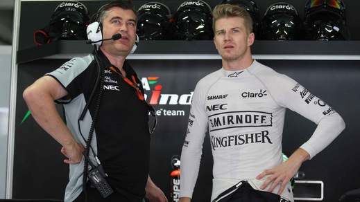 F1 Force India, Hulkenberg: «Vorrei che Perez restasse»