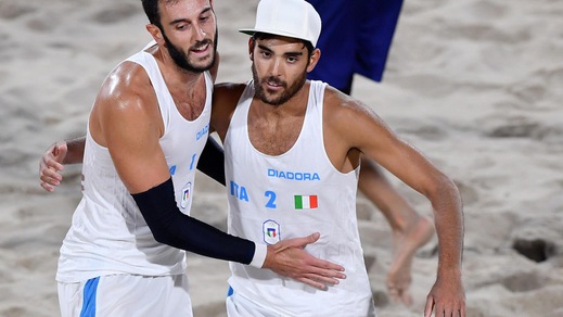 Olimpiadi, beach volley: Lupo-Nicolai, l’impresa con i brasiliani vale 3,00