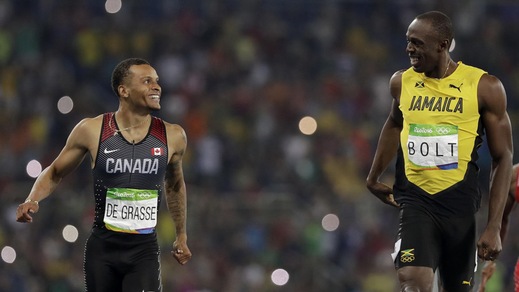 Bolt, altro show: che sorrisi con De Grasse in semifinale!