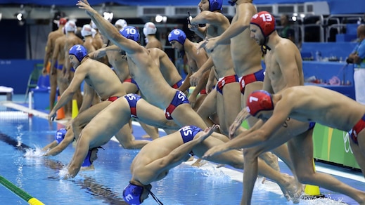 Olimpiadi, Pallanuoto: Settebello, bronzo a 2,10