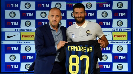 Serie A Inter, Candreva: «Qui per vincere ma non ho rifiutato il Napoli»