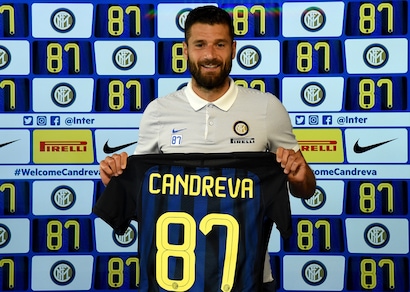 Calciomercato Inter, ecco Candreva con la maglia numero 87