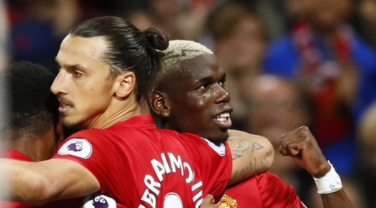 Premier League, Manchester United-Southampton 2-0: applausi per Pogba, Ibrahimovic show