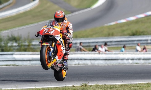 MotoGp Brno, Marquez: «Non mi aspettavo la pole»