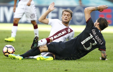 Serie A Torino, recupera Falque. Ljajic, escluse lesioni