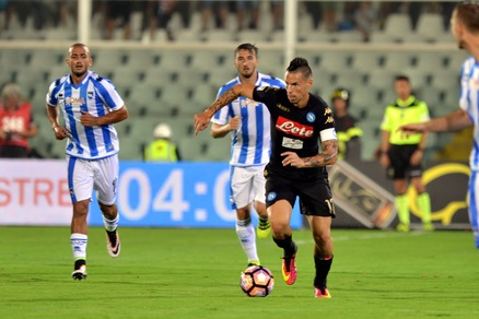 Napoli, Hamsik: «Il rigore su Zielinski? Non capisco come possa succedere»