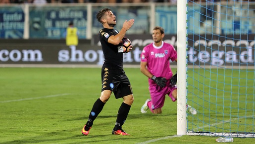 Pescara-Napoli 2-2: solo un pareggio per Sarri