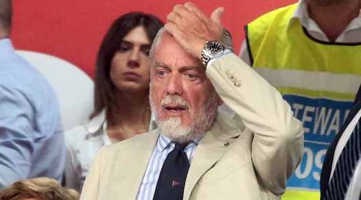 Sisma, De Laurentiis: «Napoli-Milan, parte dell'incasso alle popolazioni colpite»