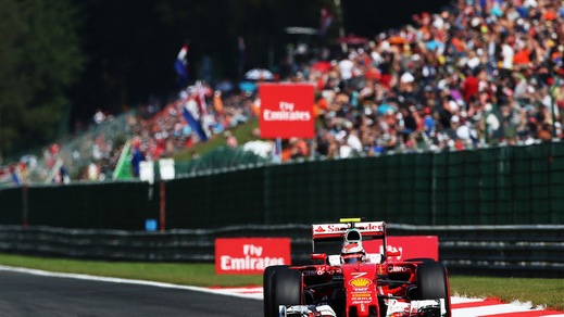 F1, Gp Belgio: ultime libere a Raikkonen, Vettel terzo