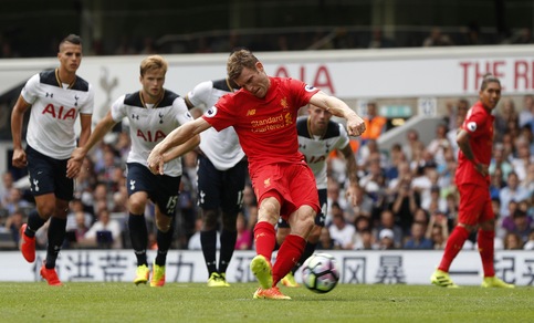 Risultati Premier League: 1-1 tra Tottenham e Liverpool. Alle 16 il derby Ranieri-Guidolin