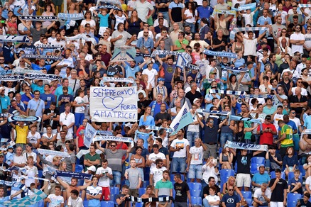Lazio-Juventus, il grido dell'Olimpico è forza Amatrice!
