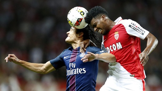 Ligue 1, Monaco-Psg 3-1: Cavani si sblocca di testa ma non basta