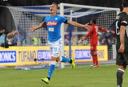 Napoli, Milik a Villa Stuart: pronto il rientro in gruppo