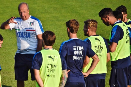 Italia in campo, Ventura si presenta alla squadra
