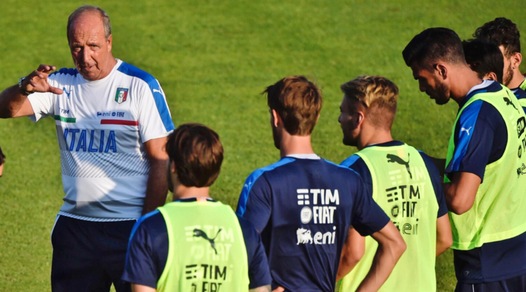 Italia in campo, Ventura si presenta alla squadra