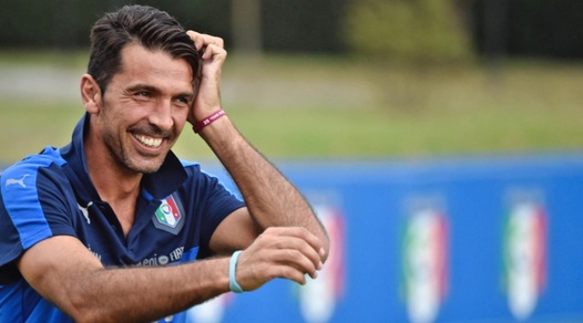 Italia, ecco Buffon: quanti sorrisi in allenamento con Ventura