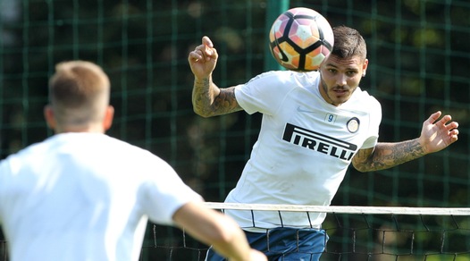 Inter, è sfida di calcio tennis alla Pinetina: ecco Icardi!
