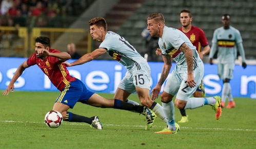 Belgio-Spagna 2-0: Silva show. Morata ko