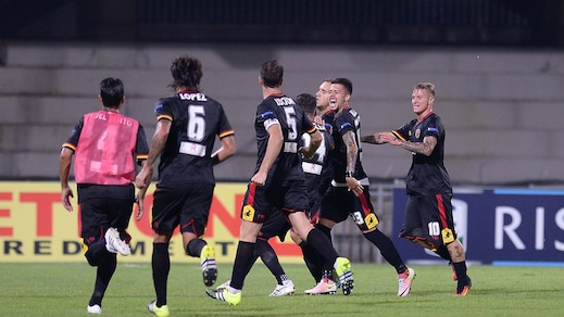 Serie B, Benevento: a 5,00 l'impresa contro il Carpi