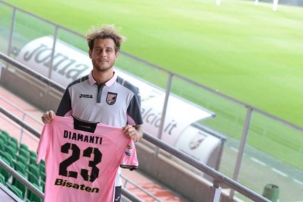 Calciomercato Palermo: le immagini della presentazione di Diamanti