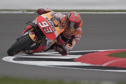 MotoGp Silverstone: a Marquez le terze libere, Rossi decimo