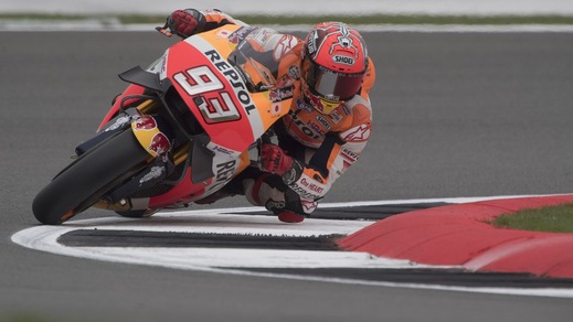 MotoGp Silverstone: a Marquez le terze libere, Rossi decimo