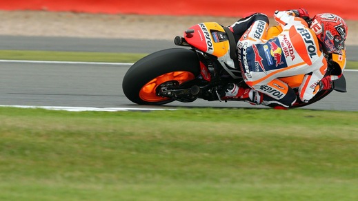 MotoGp Silverstone, Marquez il più veloce nelle quarte libere