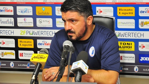 Serie B Pisa, Gattuso: «Sono qui per restare in B»