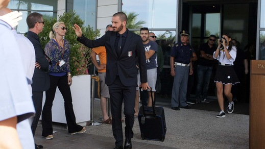 L'Italia vola in Israele: c'è anche Bonucci