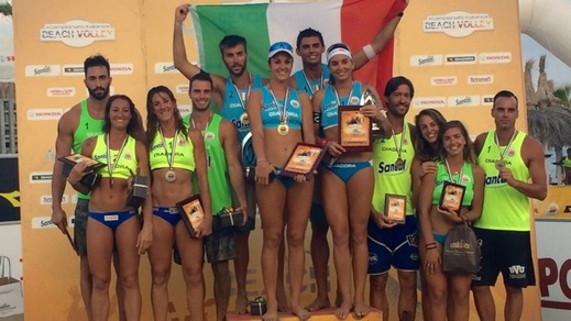 Beach Volley: Menegatti-Giombini e Caminati-Rossi Campioni d’Italia 2016