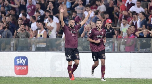 Serie B, pari Salernitana. Il Benevento sfiora l'impresa