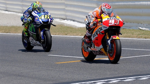 MotoGp, la rimonta di Rossi scende a 9,00