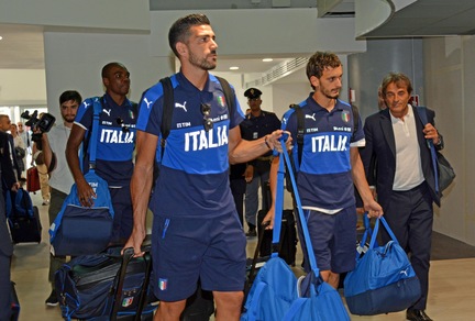 Italia, ecco il rientro degli azzurri da Israele