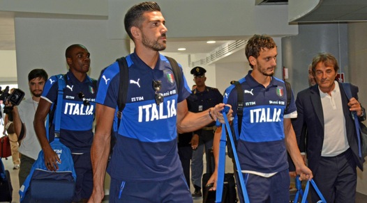 Italia, ecco il rientro degli azzurri da Israele