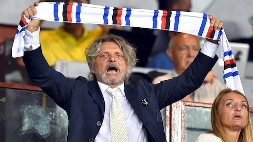 Sampdoria, Ferrero: «Se battiamo la Roma tutto può succedere»