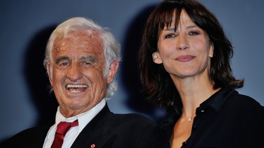 Sophie Marceau e Jean-Paul Belmondo a Venezia