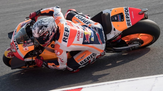 MotoGp, Misano: Marquez davanti nelle terze libere, Rossi 8°